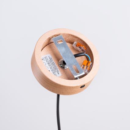 Lampadario a sospensione con filo MARION 1xE27/15W/230V diametro 29,5 cm nero