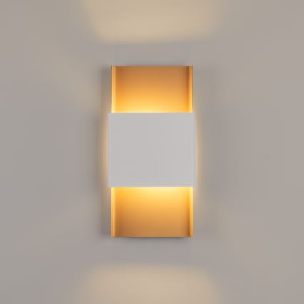 Applique DURLIN 2xG9/8W/230V oro/bianco