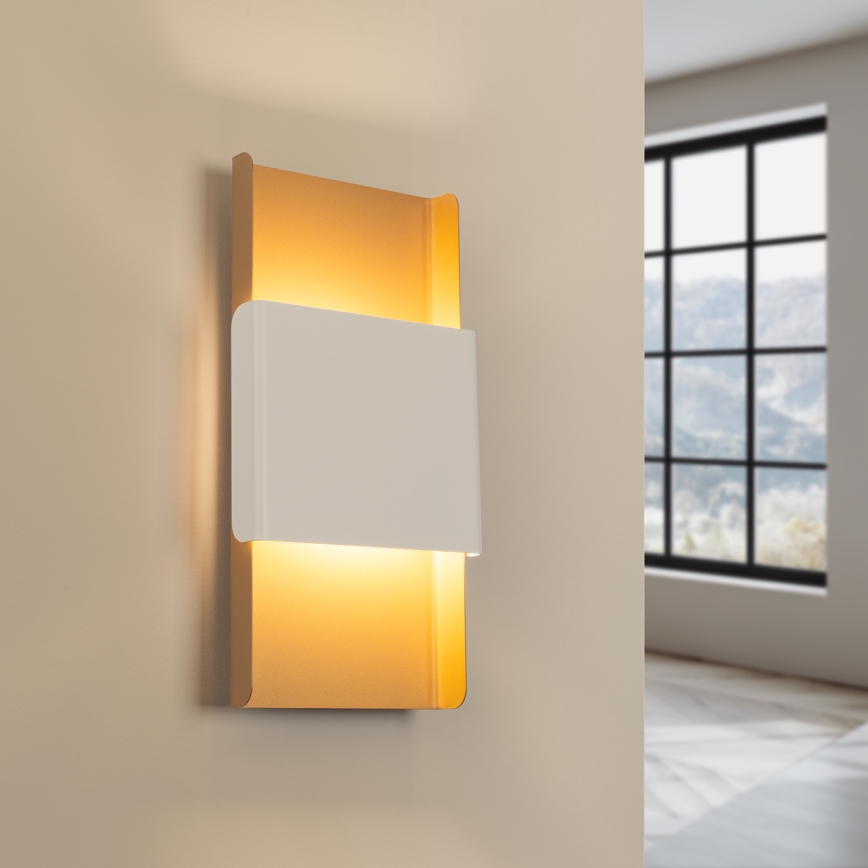 Applique DURLIN 2xG9/8W/230V oro/bianco