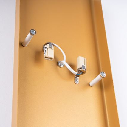 Applique DURLIN 2xG9/8W/230V oro/bianco