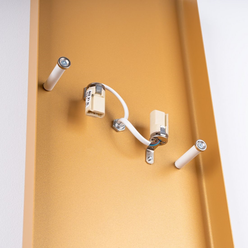 Applique DURLIN 2xG9/8W/230V oro/bianco