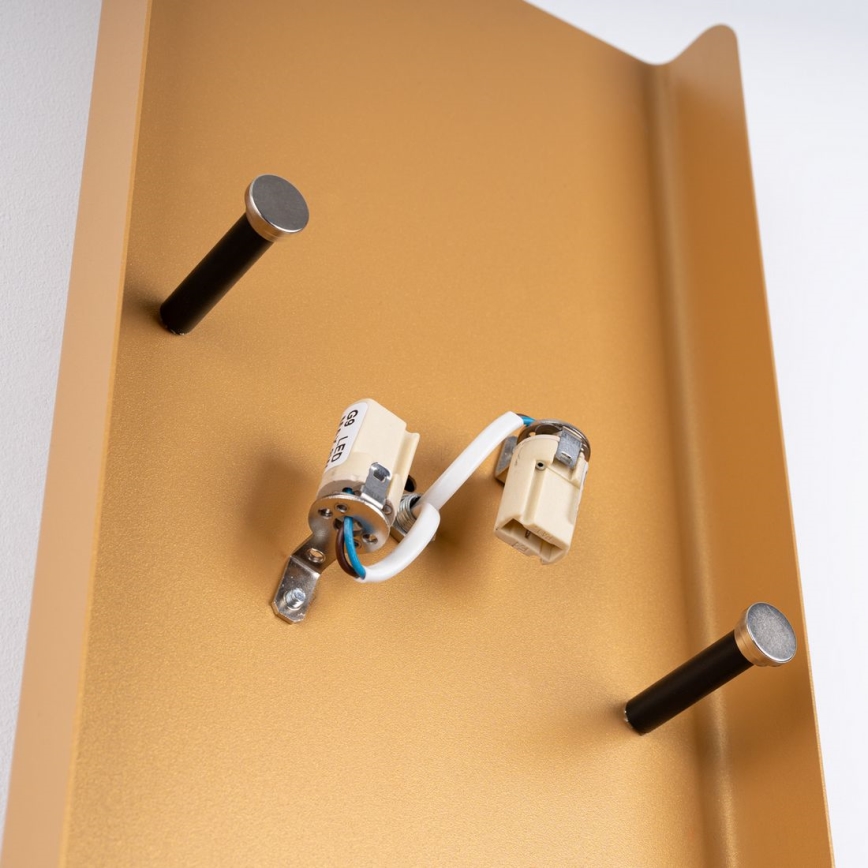 Applique DURLIN 2xG9/8W/230V oro/nero