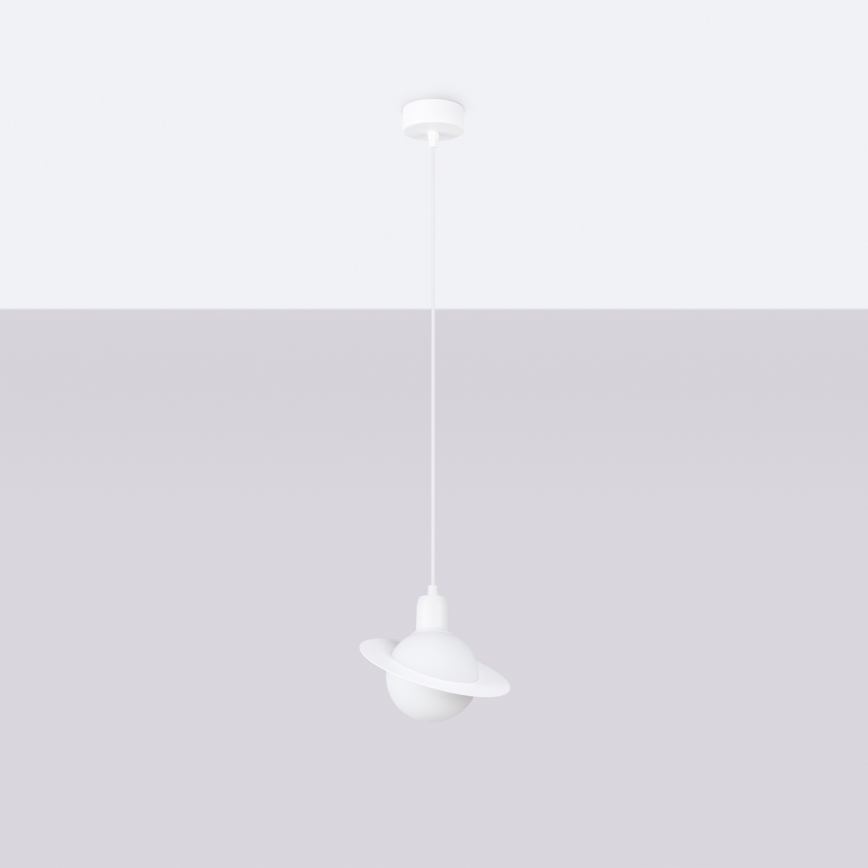 Lampadario a sospensione con filo HYPERION 1xG9/8W/230V bianco