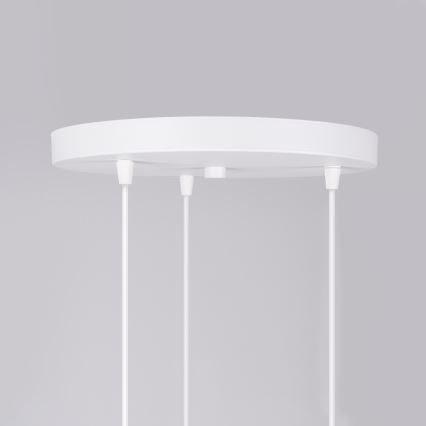 Lampadario a sospensione con filo HYPERION 3xG9/8W/230V bianco