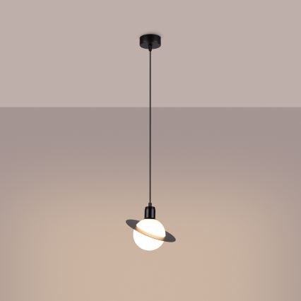 Lampadario a sospensione con filo HYPERION 1xG9/8W/230V nero