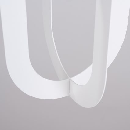 Lampadario a sospensione con filo NICUS 3xE27/15W/230V bianco
