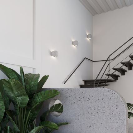 Applique da parete GLOBE 2xG9/8W/230V cemento/grigio