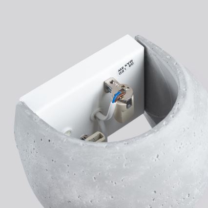 Applique da parete GLOBE 2xG9/8W/230V cemento/grigio