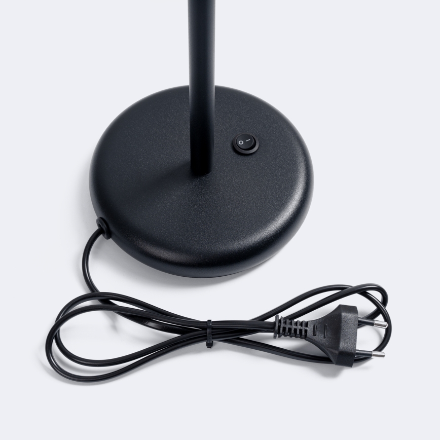 Lampada da tavolo WINX 1xGU10/10W/230V nero/cromo lucido
