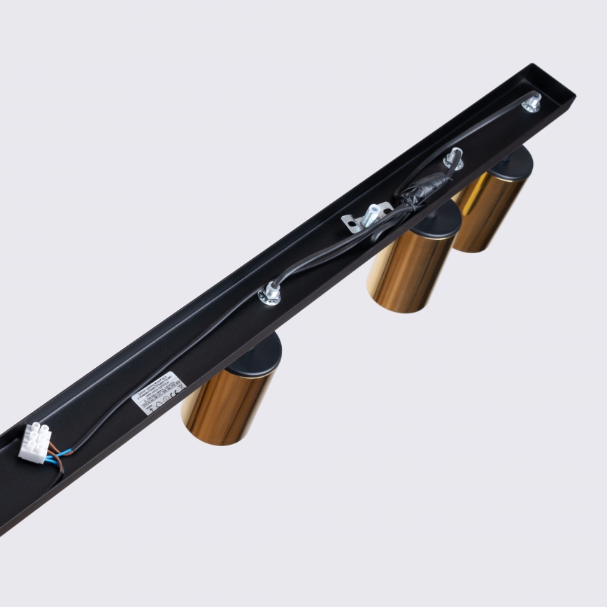 Faretto WINX 6xGU10/10W/230V nero/oro