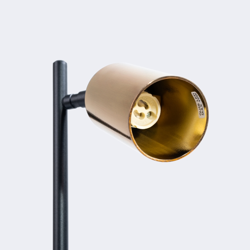 Lampada da tavolo WINX 1xGU10/10W/230V nero/oro