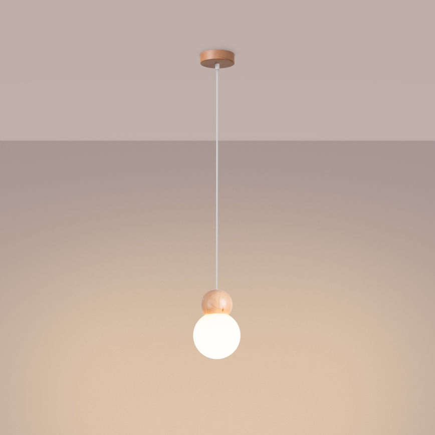 Lampadario a sospensione con filo PEKKA 1xG9/8W/230V bianco