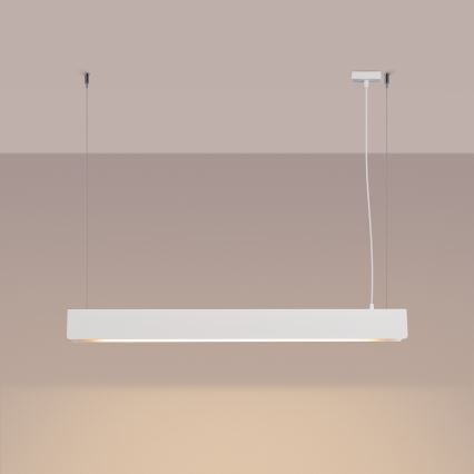 Lampadario LED a sospensione con filo SPARK 1xG13/8,5W/230V bianco