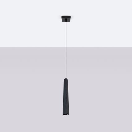 Lampadario a sospensione con filo PRYSM 1xG9/8W/230V nero