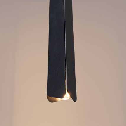 Lampadario a sospensione con filo PRYSM 3xG9/8W/230V nero