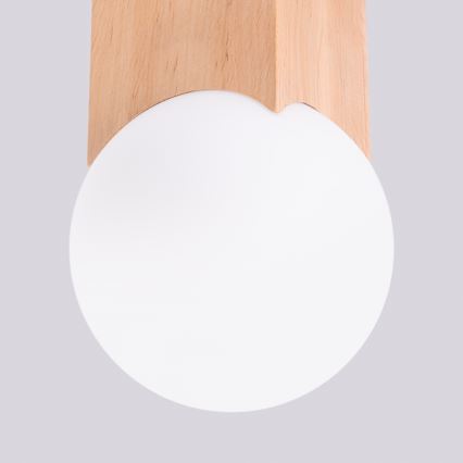 Faretto SOLIS 1xG9/8W/230V faggio