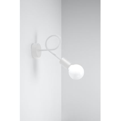 Applique LOOP 1xE27/15W/230V bianco