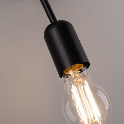 Applique LOOP 1xE27/15W/230V nero