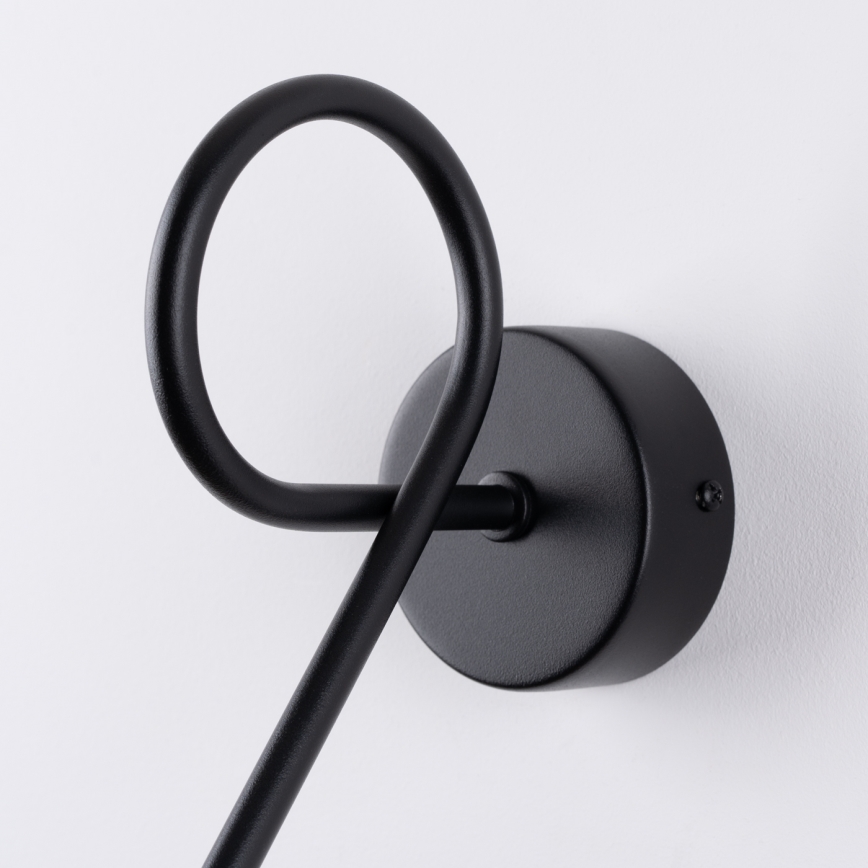 Applique LOOP 1xE27/15W/230V nero