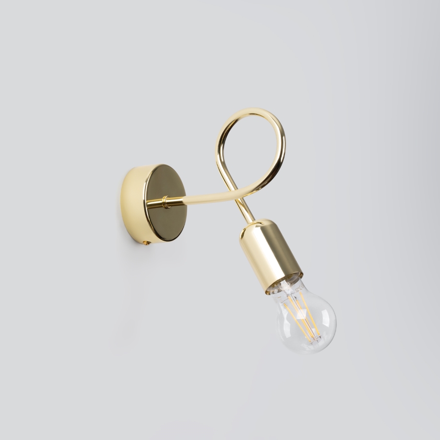 Applique LOOP 1xE27/15W/230V oro