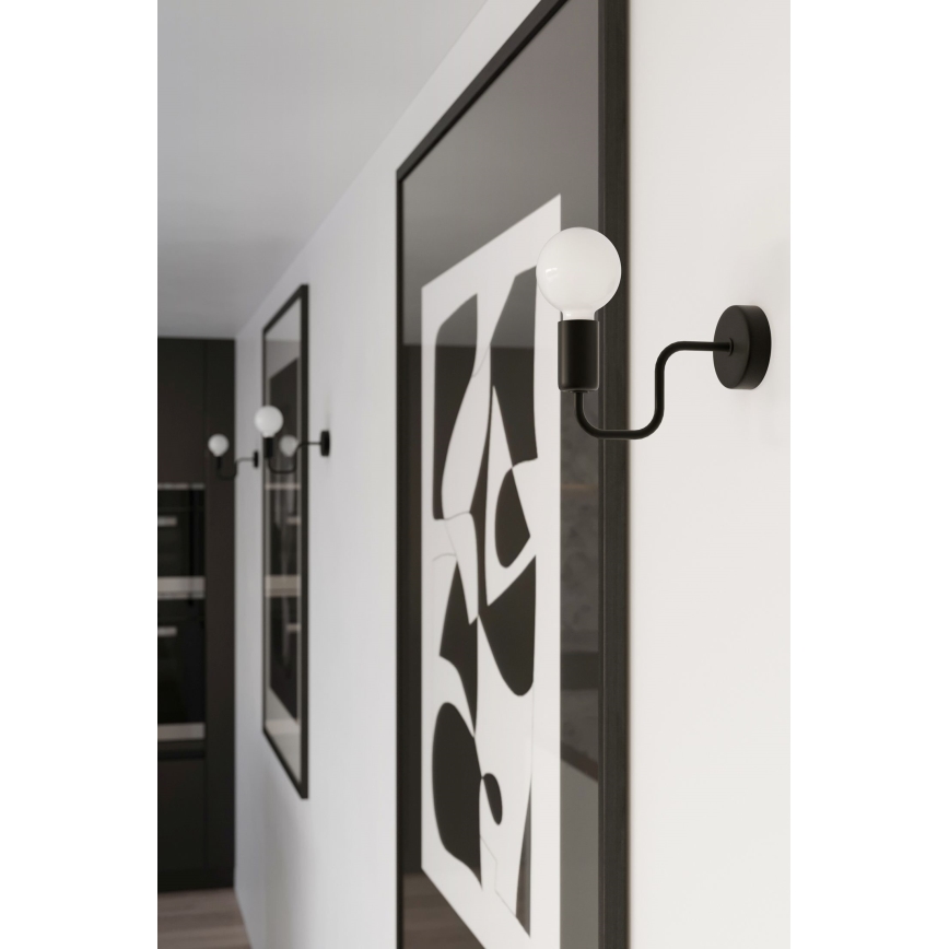 Applique VECTOR 1xE27/15W/230V nero