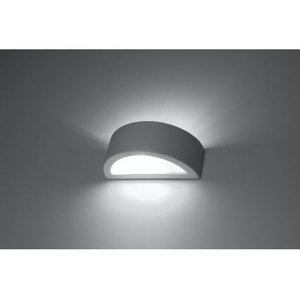 Applique ATENA 1xE27/15W/230V 30 cm bianco