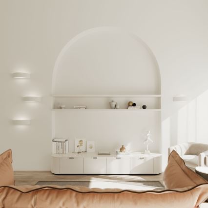 Applique ATENA 1xE27/15W/230V 30 cm bianco