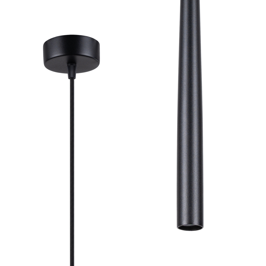 Lampadario a sospensione con filo BLISS 1xG9/8W/230V nero