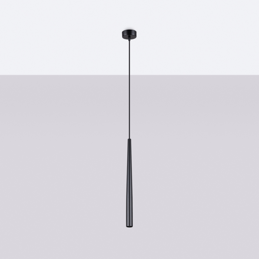 Lampadario a sospensione con filo BLISS 1xG9/8W/230V nero