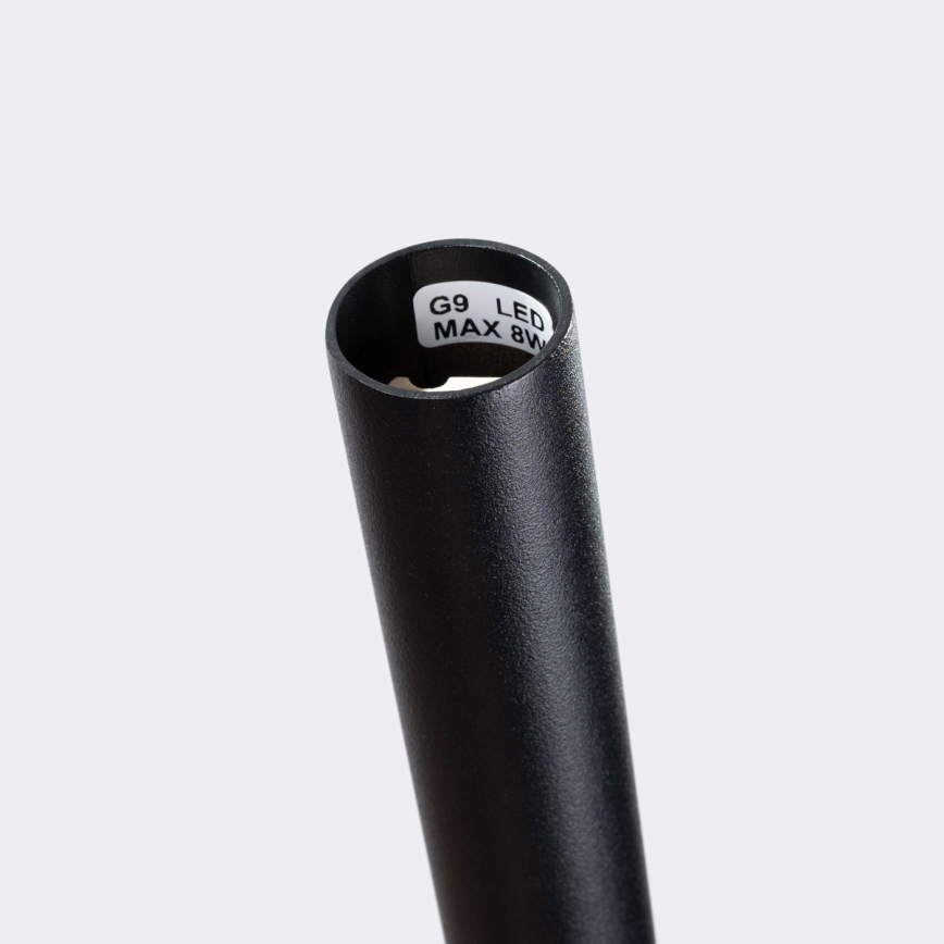 Lampadario a sospensione con filo BLISS 1xG9/8W/230V nero