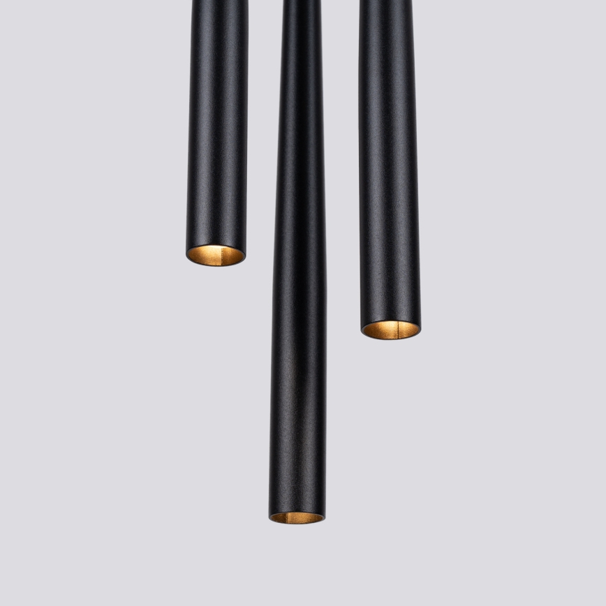Lampadario a sospensione con filo BLISS 3xG9/8W/230V nero