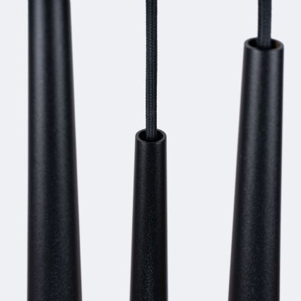 Lampadario a sospensione con filo BLISS 3xG9/8W/230V nero