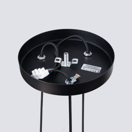 Lampadario a sospensione con filo BLISS 3xG9/8W/230V nero