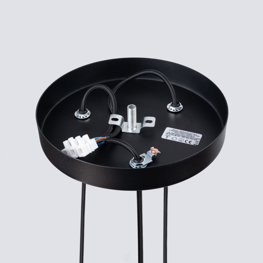 Lampadario a sospensione con filo BLISS 3xG9/8W/230V nero