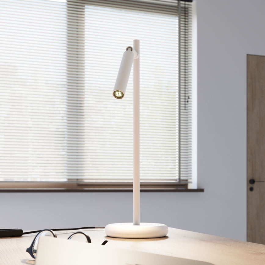 Lampada da tavolo PASTELO 1xG9/8W/230V bianco