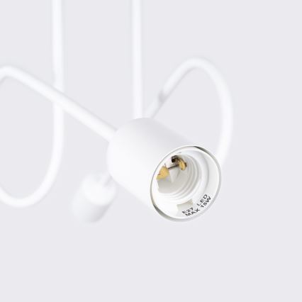Lampadario a plafone LOOP 2xE27/15W/230V bianco