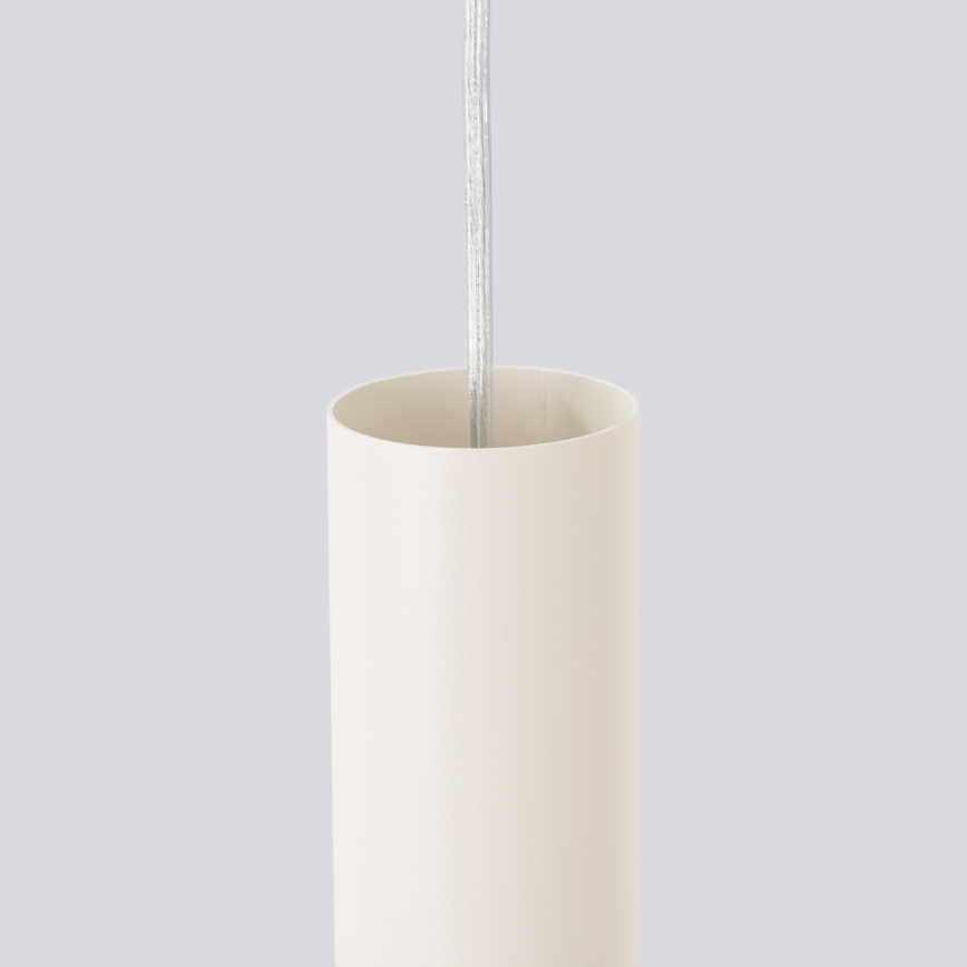 Lampadario a sospensione con filo LAGOS 1xGU10/10W/230V color crema