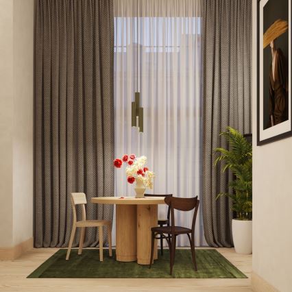 Lampadario a sospensione con filo LAGOS 1xGU10/10W/230V verde