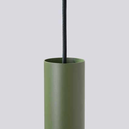 Lampadario a sospensione con filo LAGOS 1xGU10/10W/230V verde