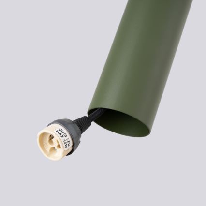 Lampadario a sospensione con filo LAGOS 2xGU10/10W/230V verde