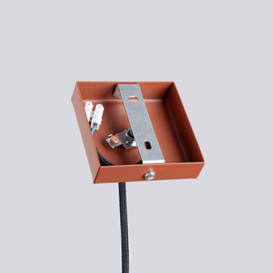Lampadario a sospensione con filo LAGOS 1xGU10/10W/230V rosso