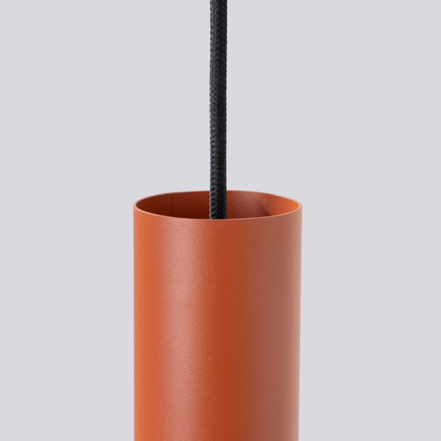 Lampadario a sospensione con filo LAGOS 2xGU10/10W/230V rosso