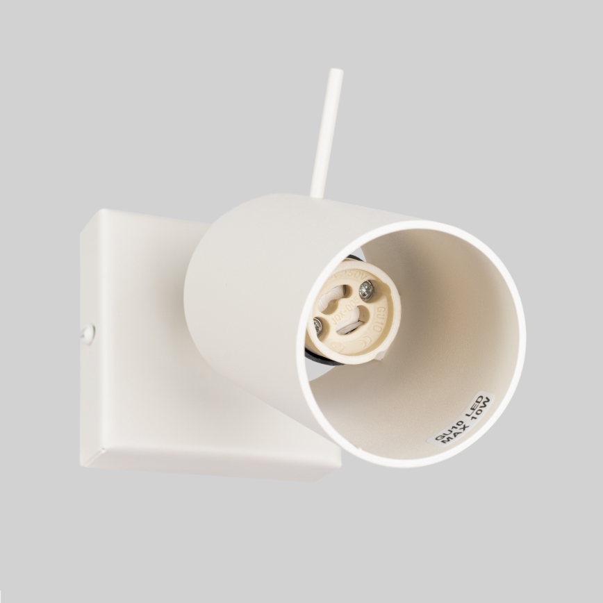Faretto da parete RING 1xGU10/10W/230V color crema