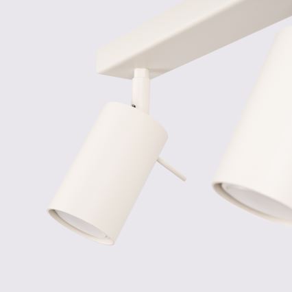 Faretto RING 2xGU10/10W/230V color crema