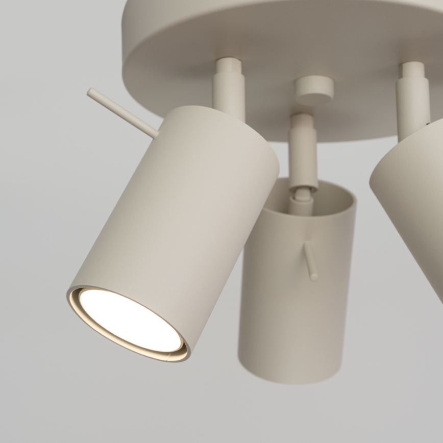 Faretto RING 3xGU10/10W/230V color crema