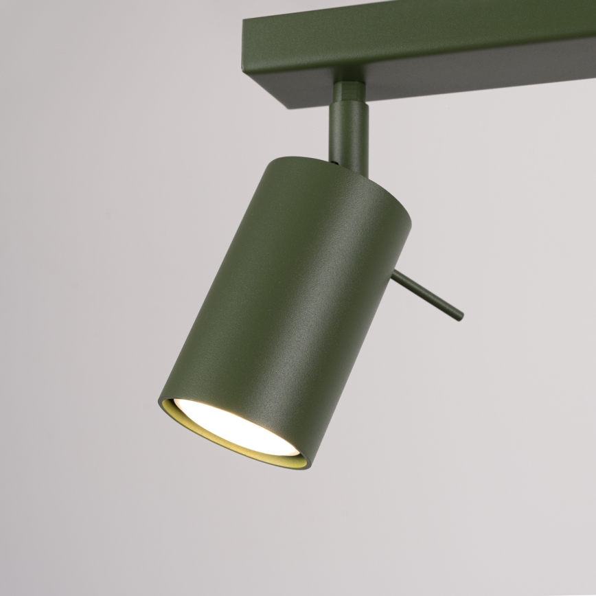 Faretto RING 2xGU10/10W/230V verde