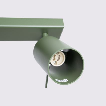 Faretto RING 2xGU10/10W/230V verde