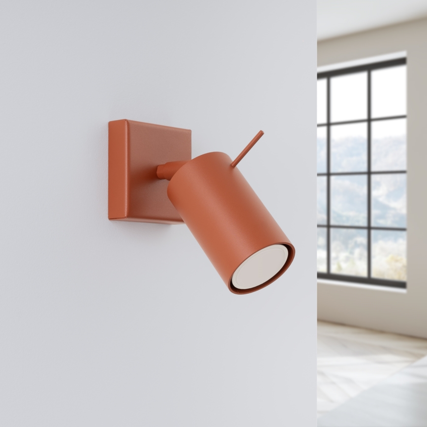 Faretto da parete RING 1xGU10/10W/230V rosso
