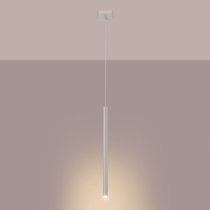 Lampadario a sospensione con filo PASTELO 1xG9/8W/230V color crema
