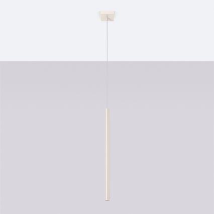 Lampadario a sospensione con filo PASTELO 1xG9/8W/230V color crema